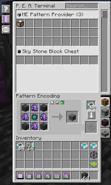 AE2 Pattern Encoding Access Terminal, Моды, Minecraft