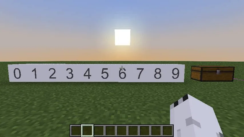 Alphanumeric — скриншот 1 (Кастомизации, Minecraft)