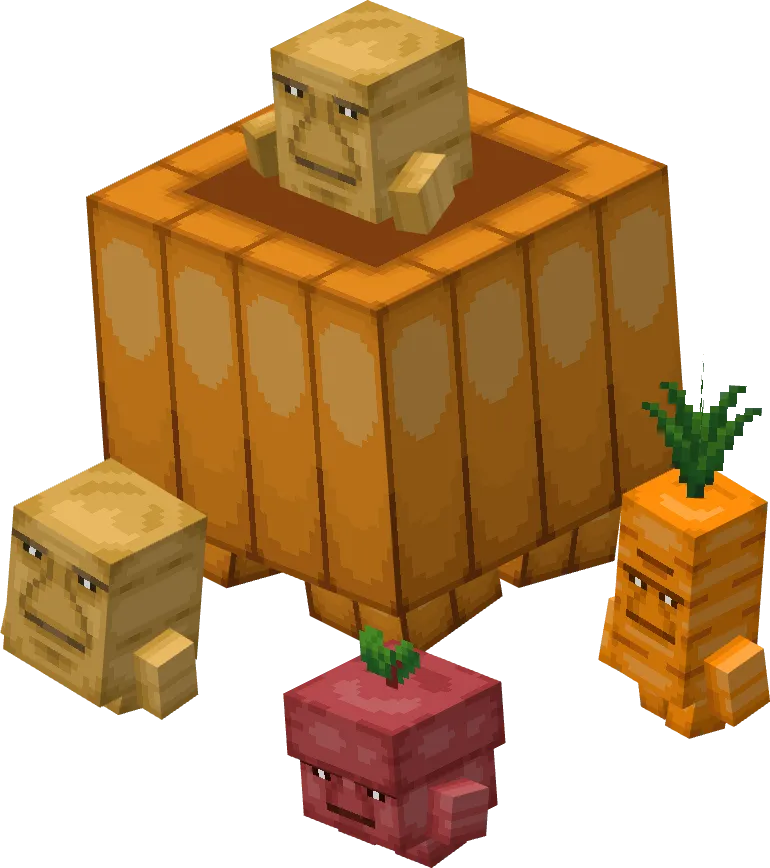 walking crops, Моды, Minecraft