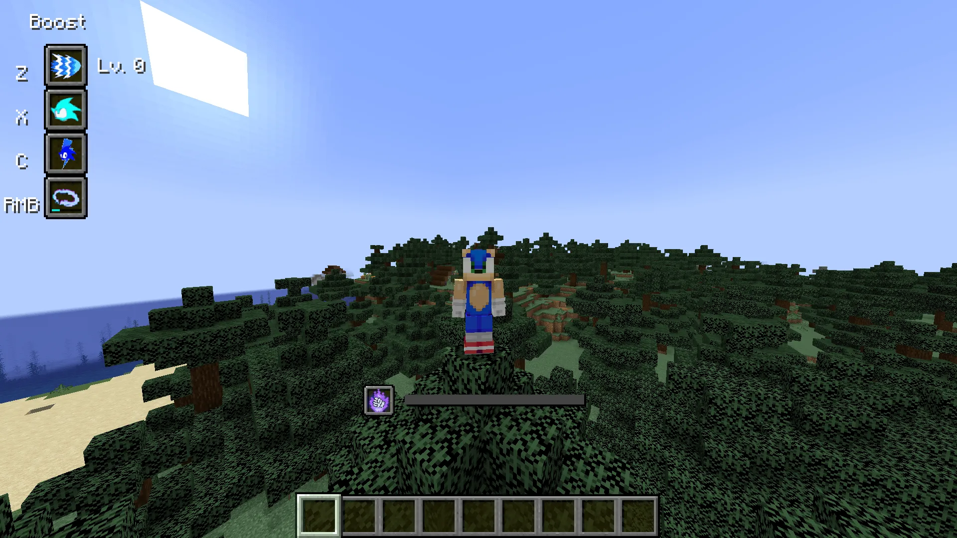 Sonic Frontiers-Beyond the Horizon, Моды, Minecraft