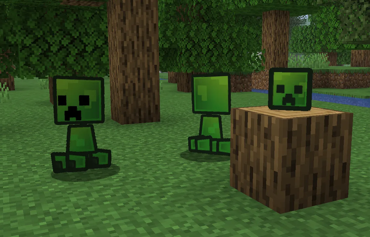 Paper Creeper, Текстуры, Minecraft