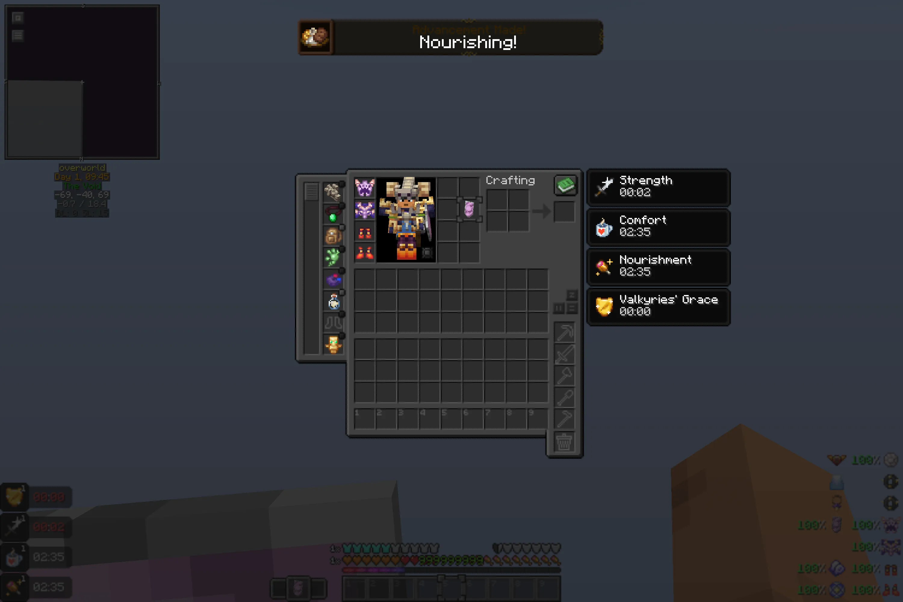 NEC_Dark_GUI, Текстуры, Minecraft