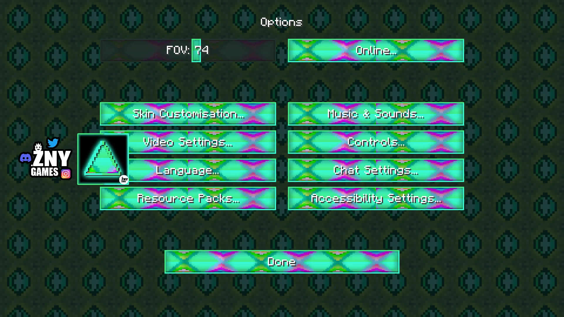 PRISMA, Текстуры, Minecraft