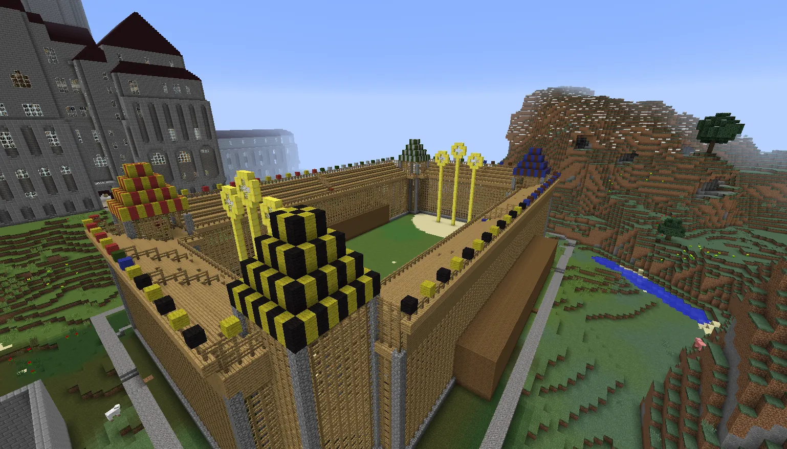 The World of Harry Potter, Карты, Minecraft