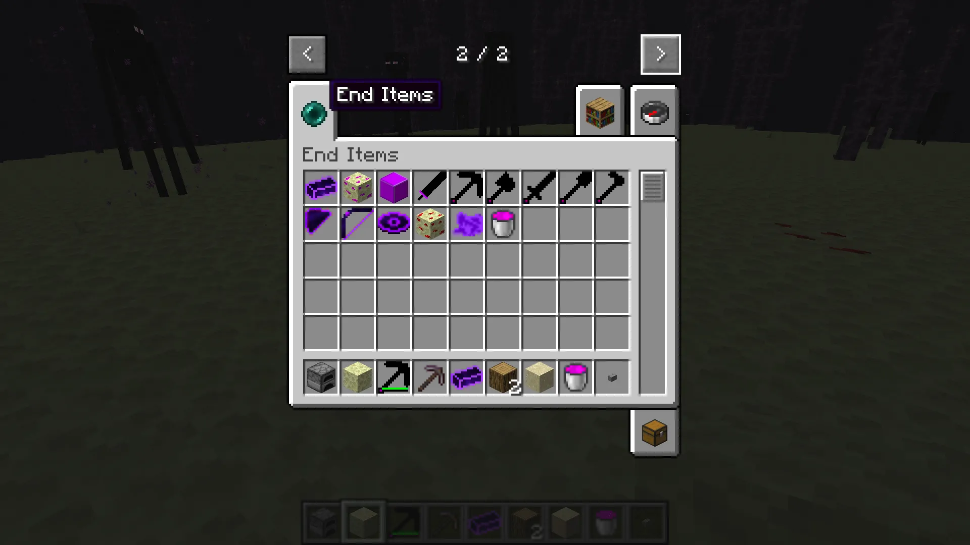 The End and The Nether, Моды, Minecraft