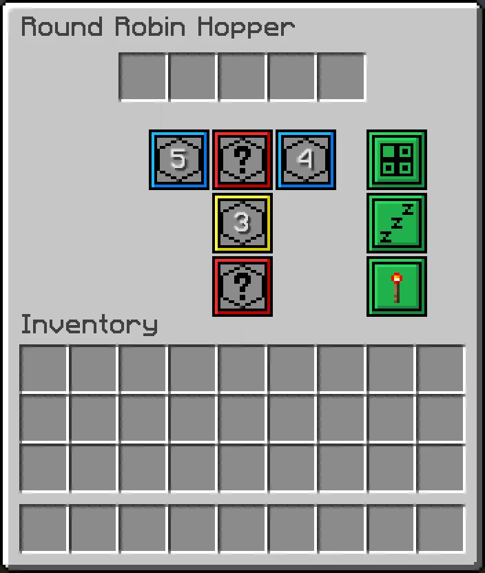 Round Robin Hopper — скриншот 1 (Моды, Minecraft)