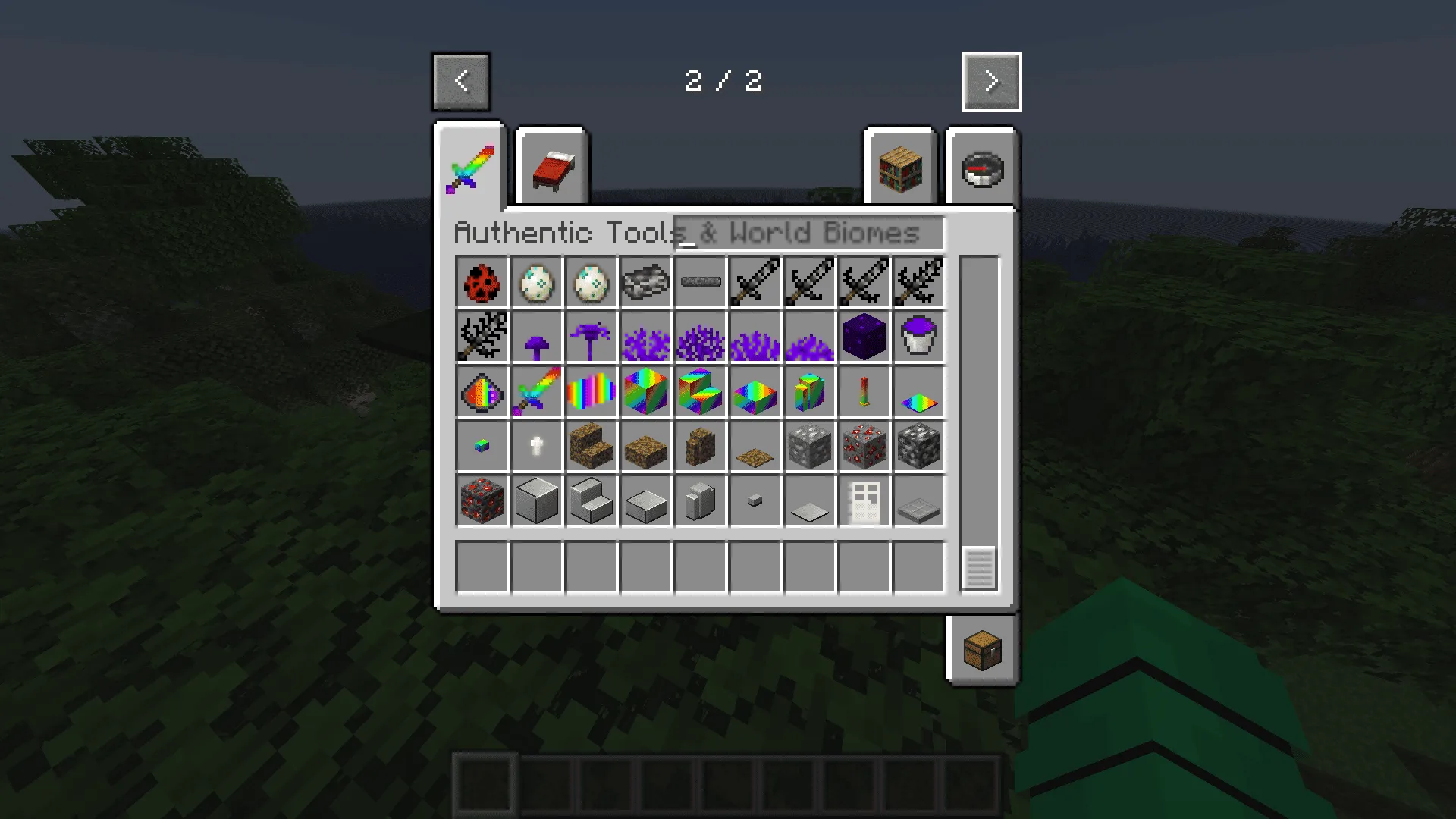 Authentic Tools & Biomes Classic, Моды, Minecraft