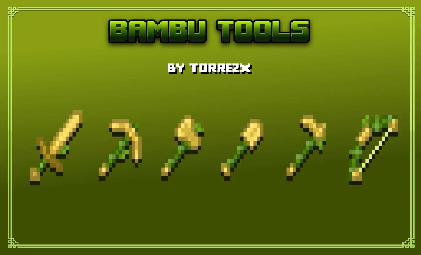 Torrezx-Bambu tools — скриншот 1 (Текстуры, Minecraft)