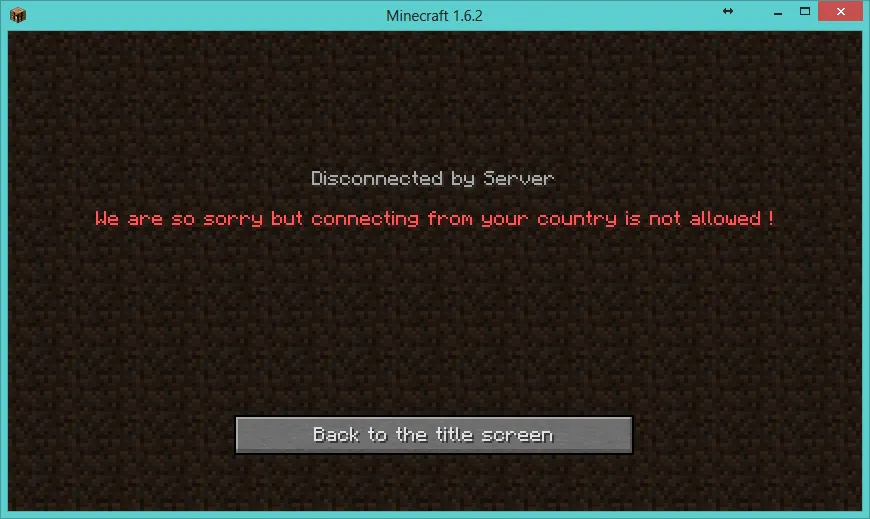 Country Filter, Плагины, Minecraft