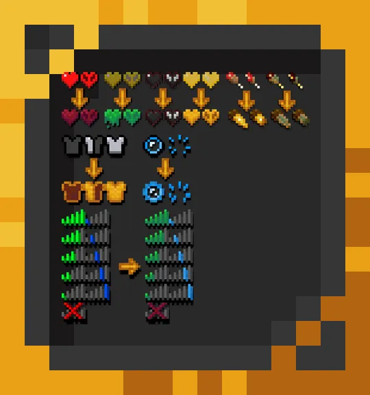 Glory GUI — скриншот 1 (Текстуры, Minecraft)