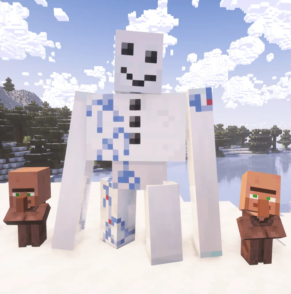 Beefy snow golems, Текстуры, Minecraft