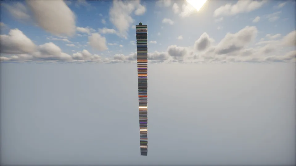 One Chunk Random Layers, Карты, Minecraft