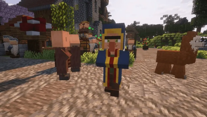 A Minecaft Movie Mobs, Текстуры, Minecraft