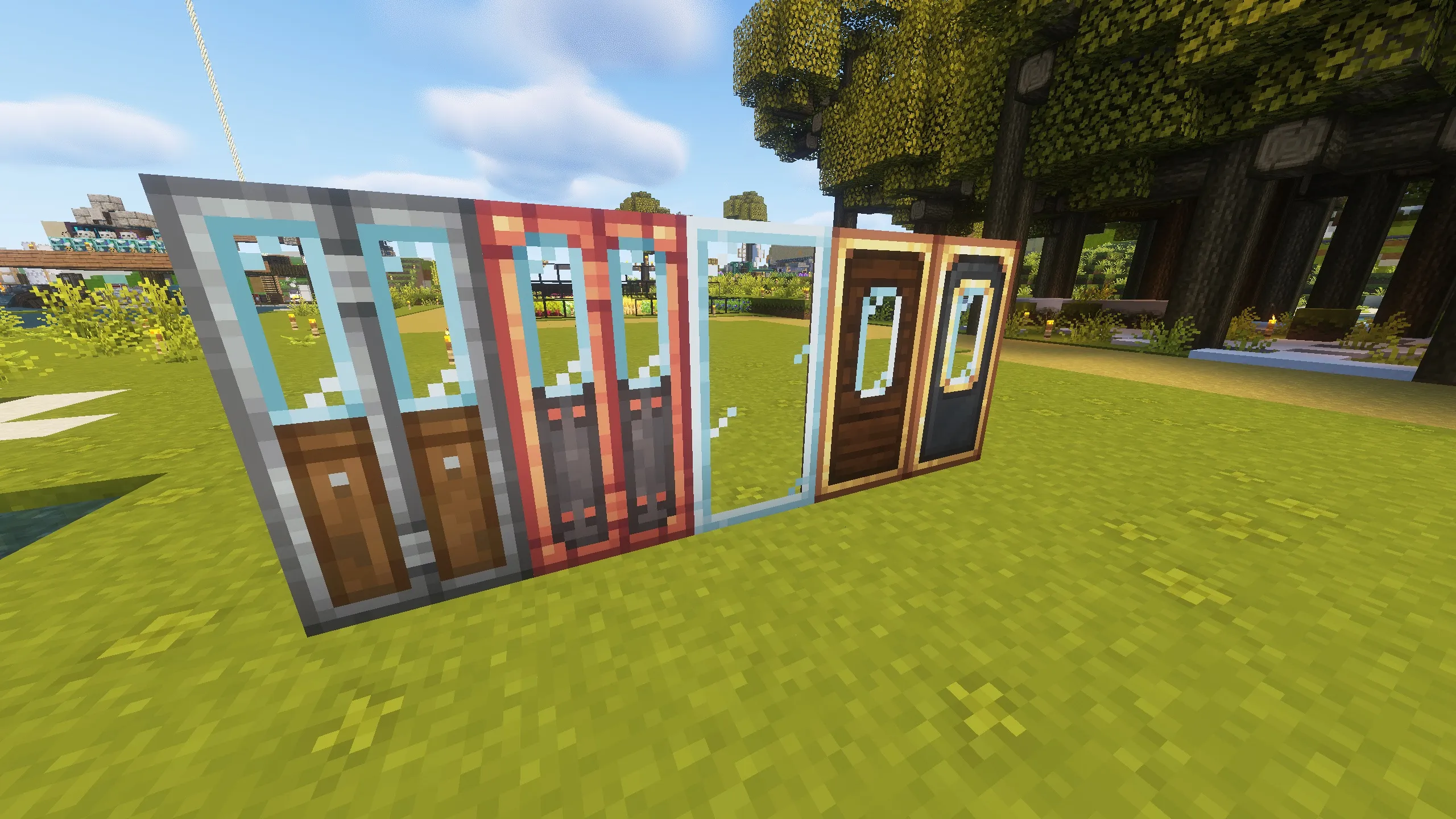 Create clear glass, Текстуры, Minecraft