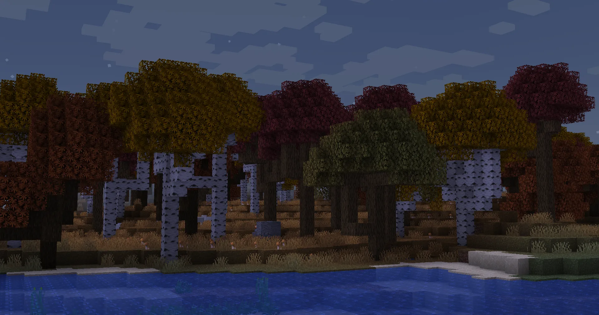 Dynamic Trees in BlueMap — скриншот 3 (Текстуры, Minecraft)