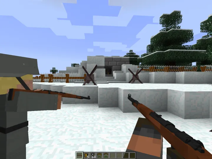 Call to Battle-The WWII Mod — скриншот 5 (Моды, Minecraft)