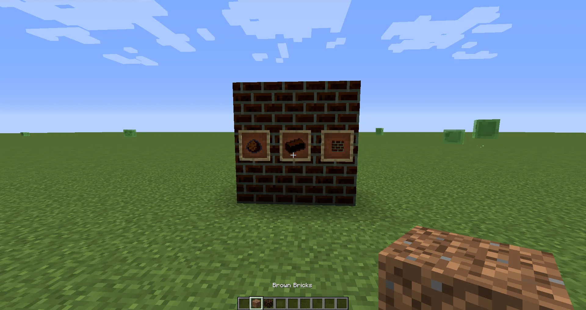Brown Bricks in Miney Crafta Mod — скриншот 1 (Моды, Minecraft)