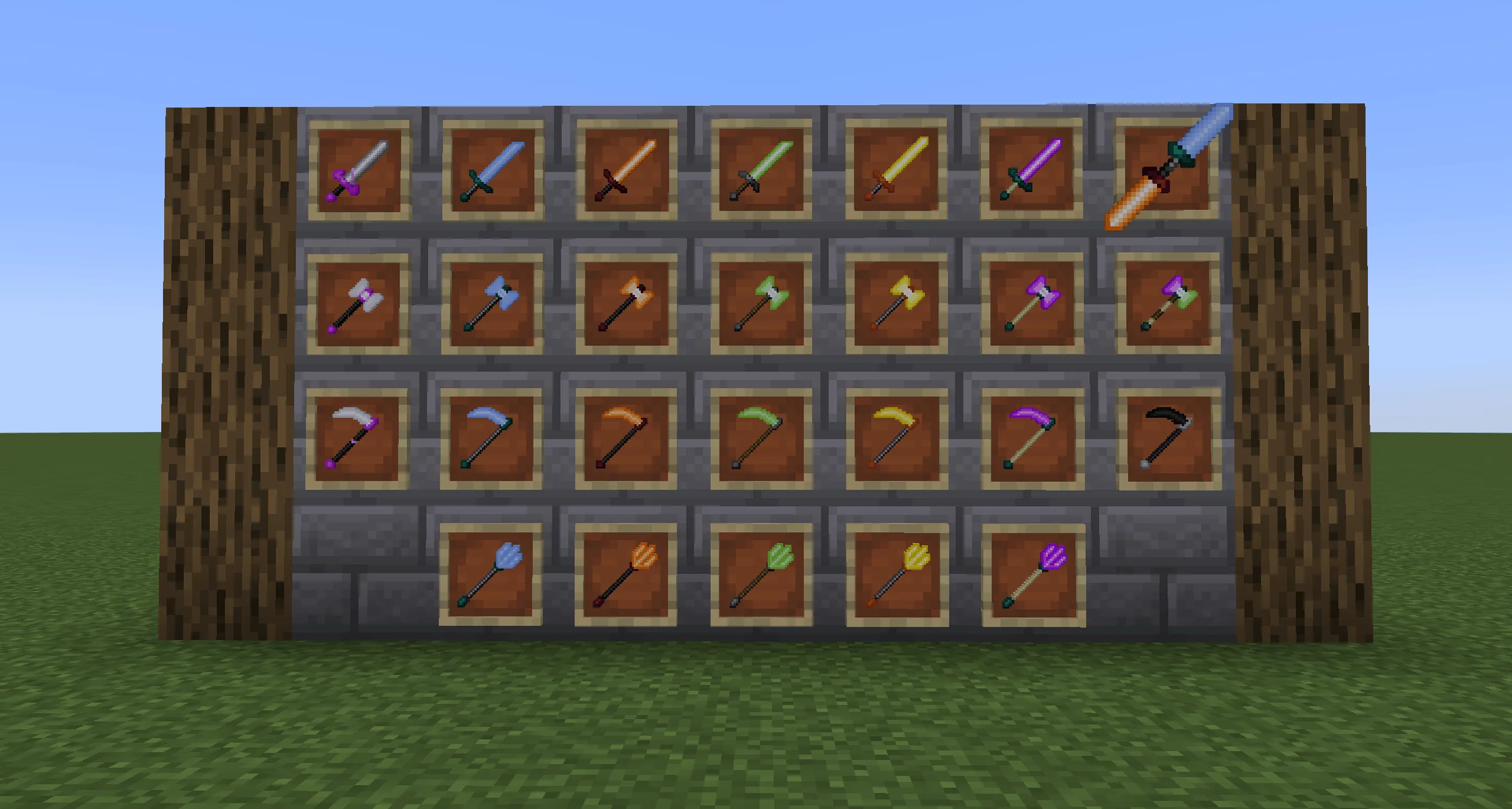 Elemental Weaponry — скриншот 2 (Моды, Minecraft)