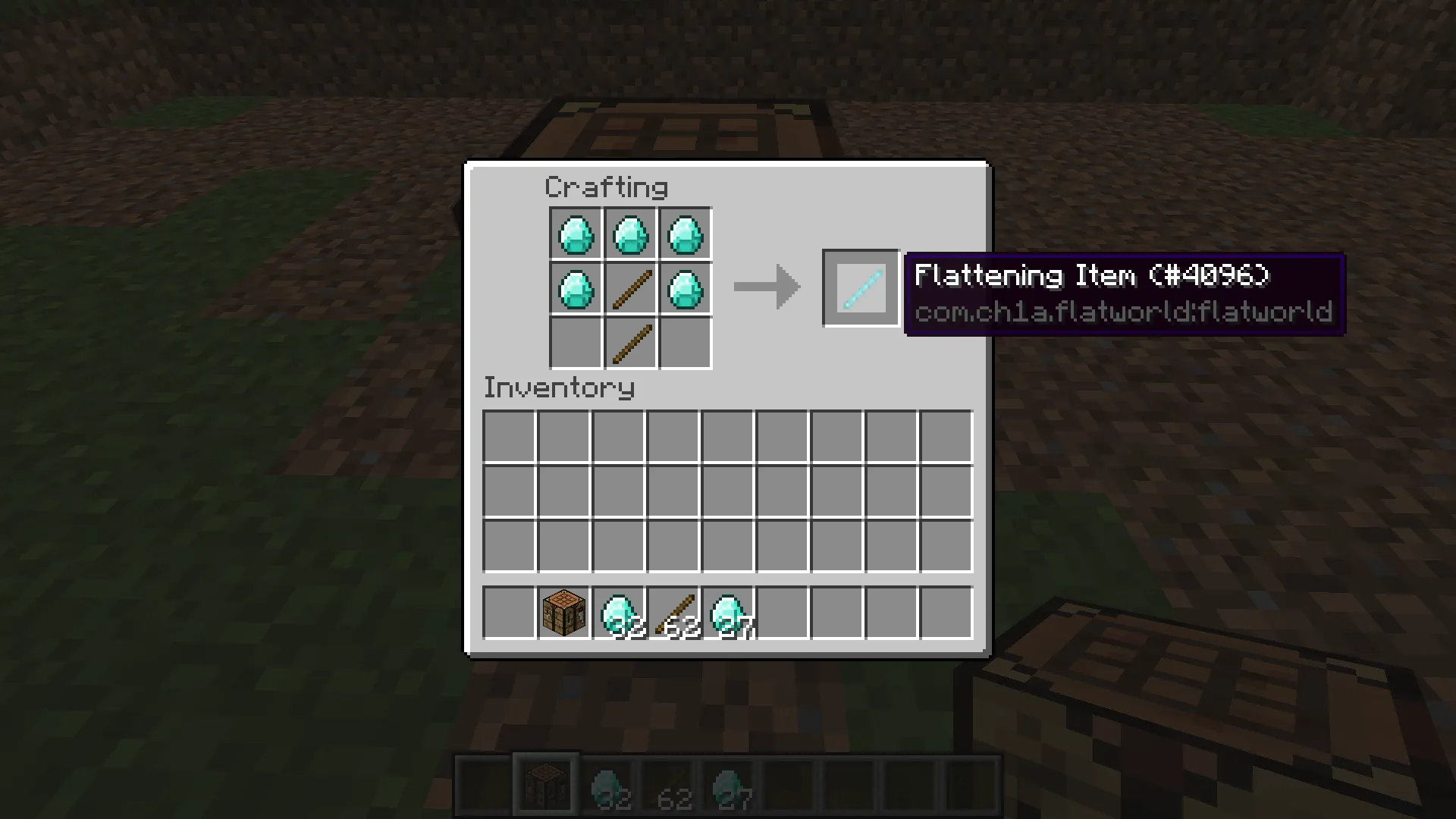 FlatWorld, Моды, Minecraft