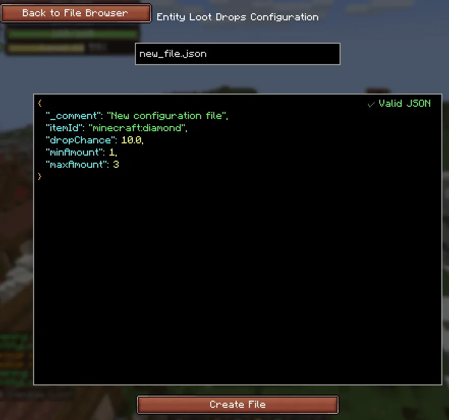 Entity Loot Drops, Моды, Minecraft