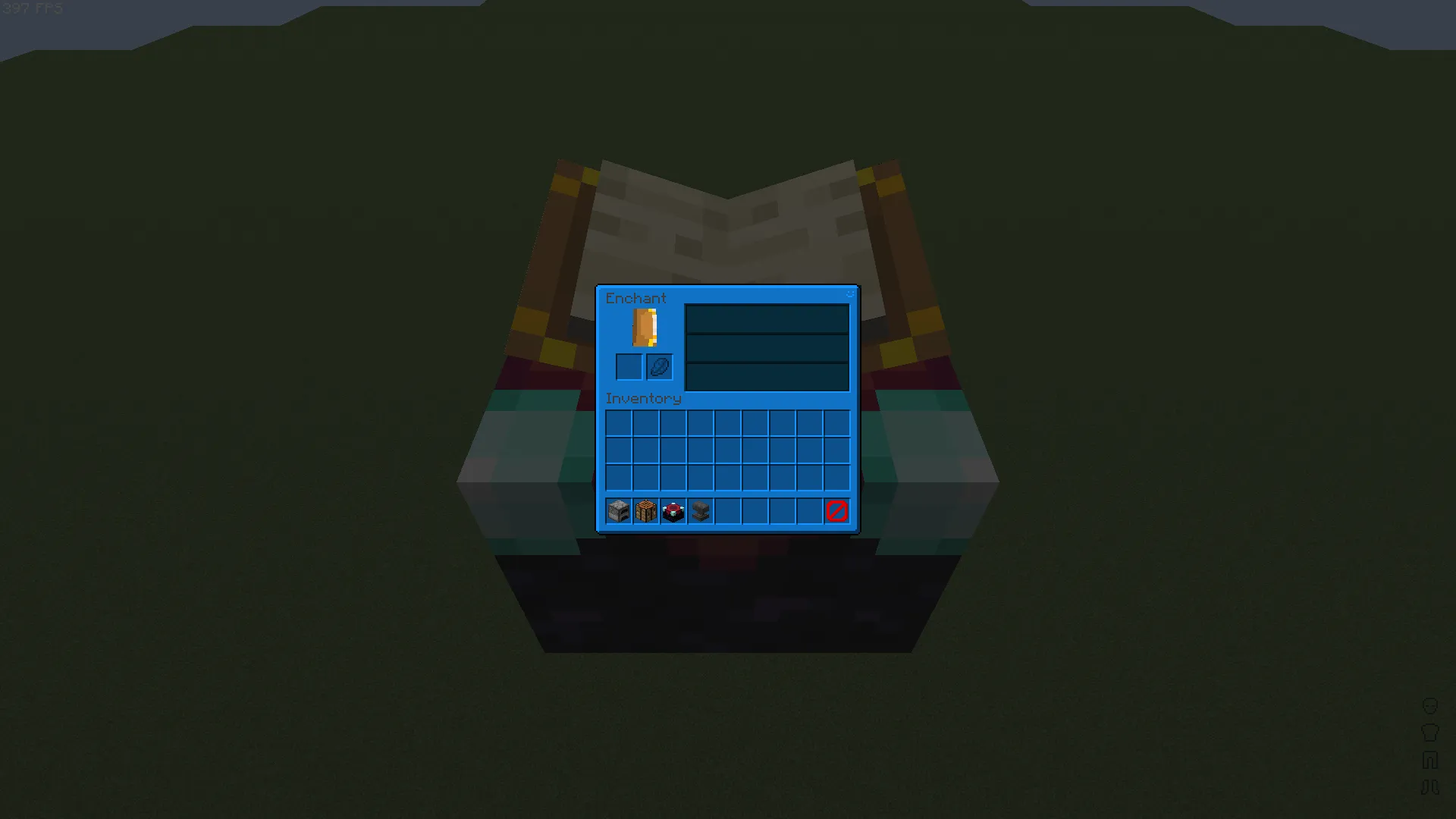 ElijahDoesMC's Blue GUI — скриншот 2 (Текстуры, Minecraft)