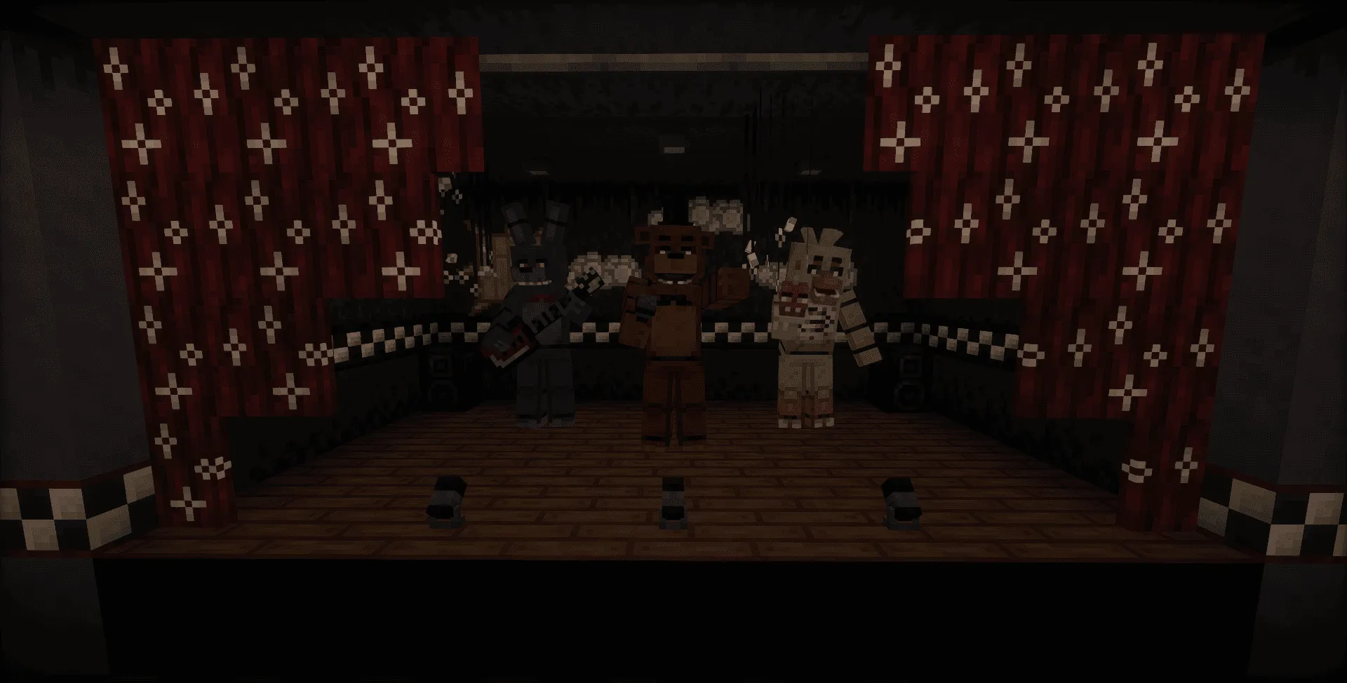 Fnaf 1 pizzeria world, Карты, Minecraft