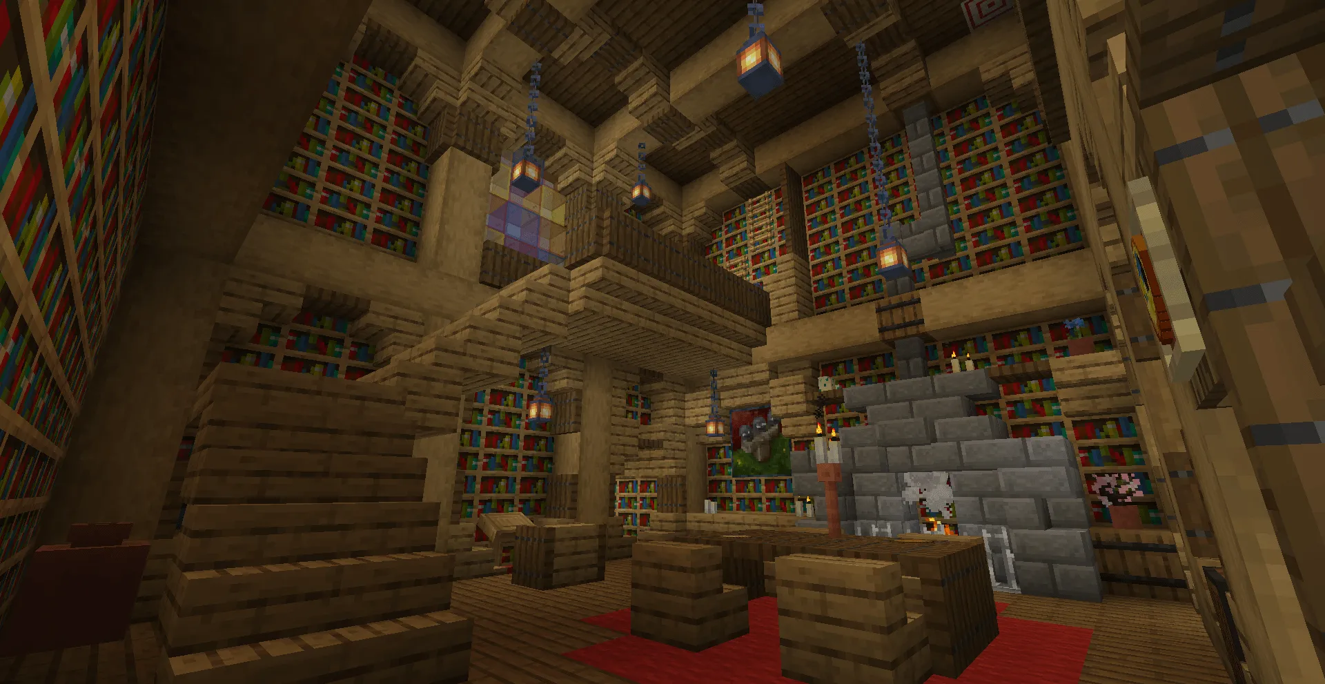 Escape Room Library, Карты, Minecraft