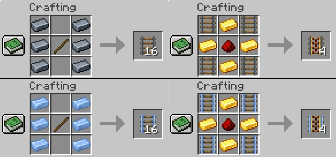 Frozen Rails, Моды, Minecraft