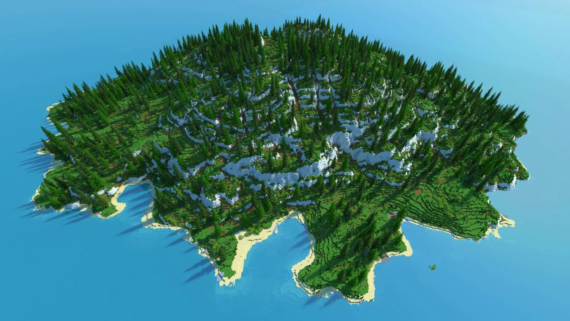 Whitespire Isle — скриншот 1 (Карты, Minecraft)