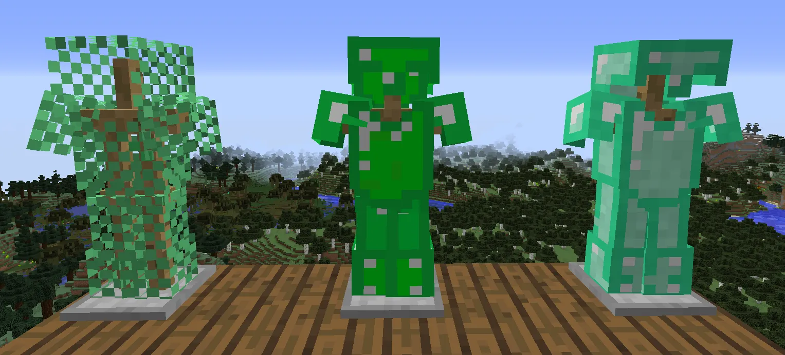 Green Bedwars Resource Pack — скриншот 5 (Текстуры, Minecraft)