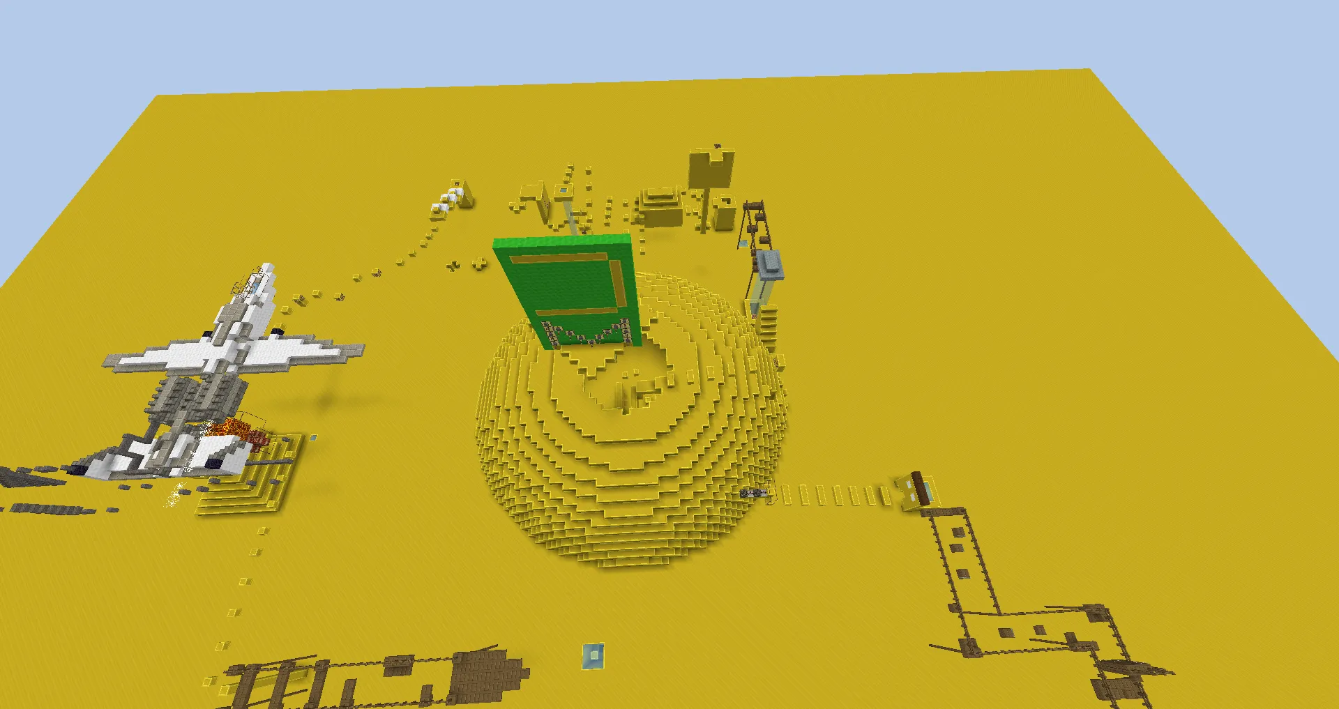Sky to Butter! A map about SkyDoesMineCraft — скриншот 1 (Карты, Minecraft)