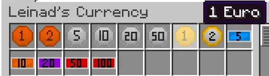 Leinad's Currency — скриншот 1 (Моды, Minecraft)