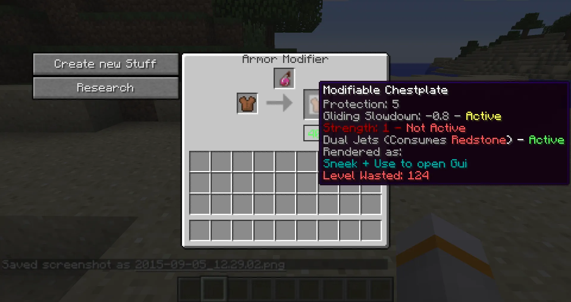 Modifiable Armor, Моды, Minecraft