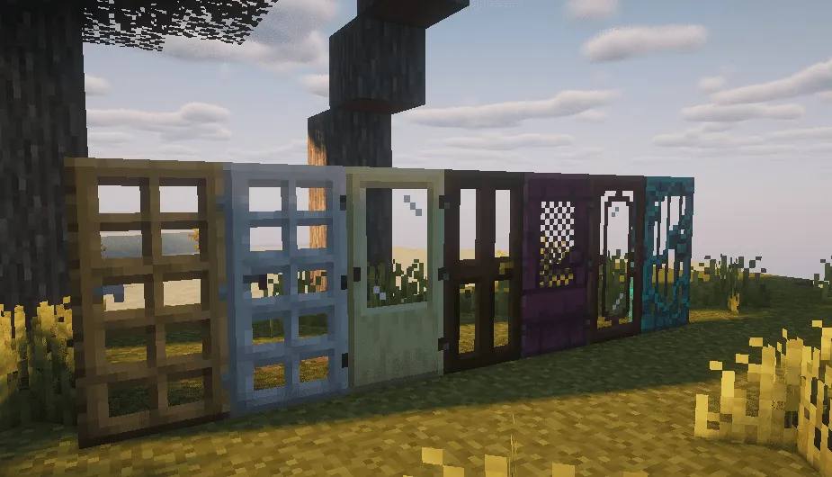 Translucent Doors — скриншот 2 (Текстуры, Minecraft)