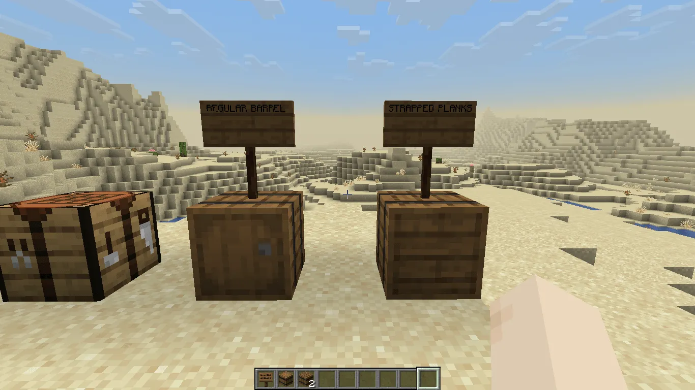Strapped Planks (The Jobless Barrels) — скриншот 2 (Моды, Minecraft)