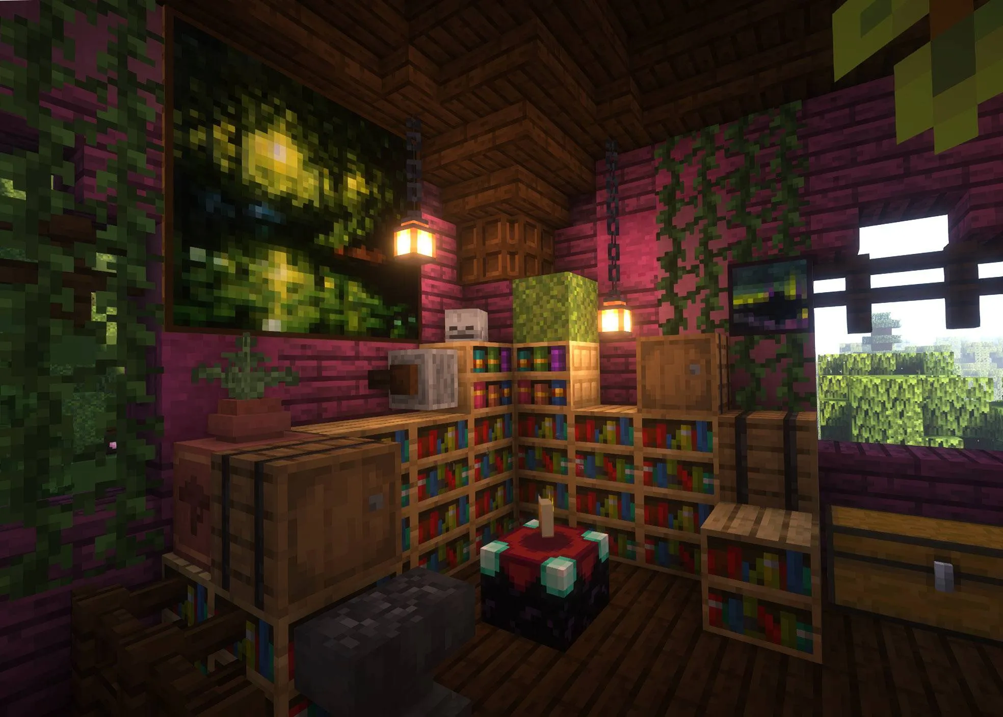 Landscape Paintings by Luiza Niechoda, Дата-паки, Minecraft