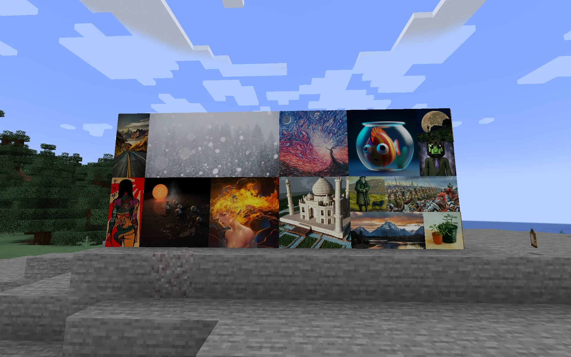Majestic paintings, Текстуры, Minecraft