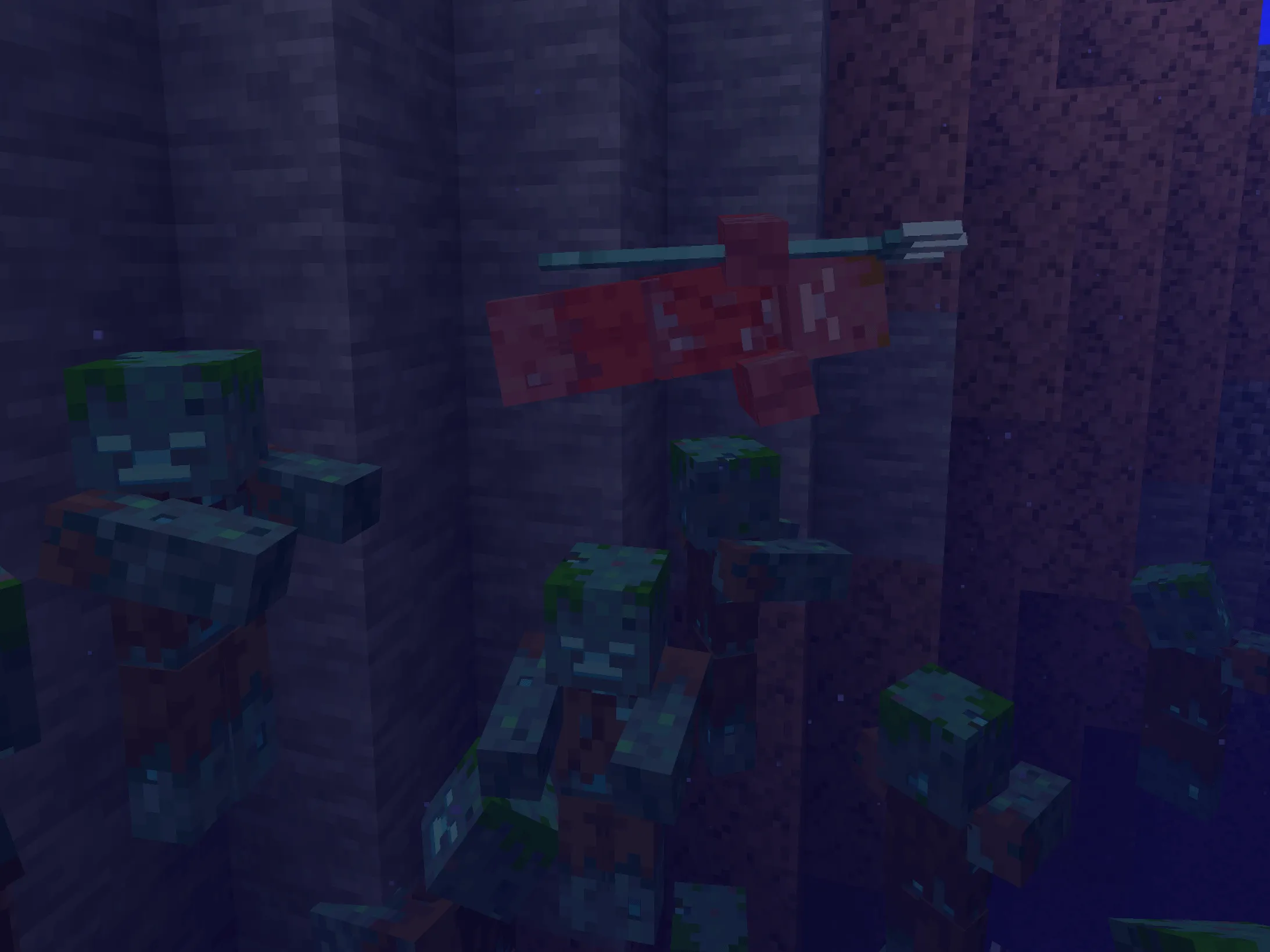No Drowned Tridents — скриншот 2 (Дата-паки, Minecraft)