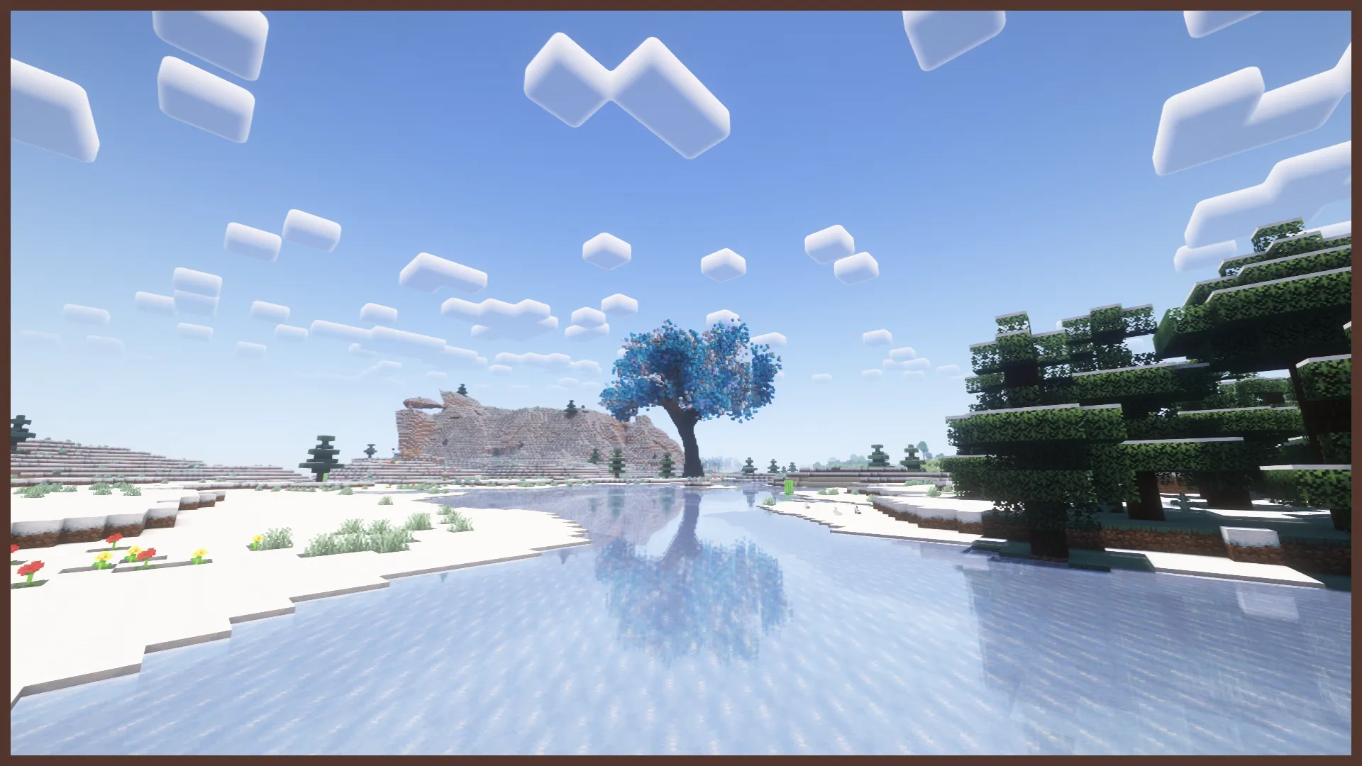 Giant Snowy Tree, Моды, Minecraft