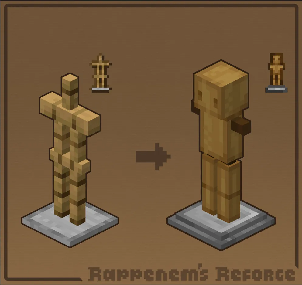 Rappenem's Reforge, Текстуры, Minecraft