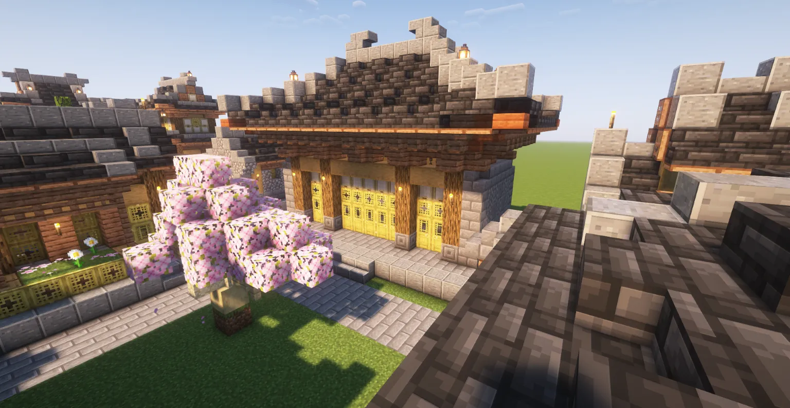 Chinese Village — скриншот 2 (Дата-паки, Minecraft)