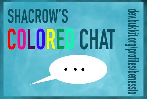 Shacrow's Colored Chat — скриншот 6 (Плагины, Minecraft)