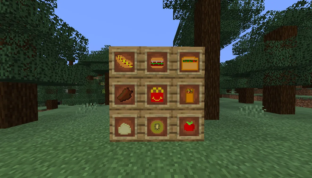 Food+ Items, Моды, Minecraft