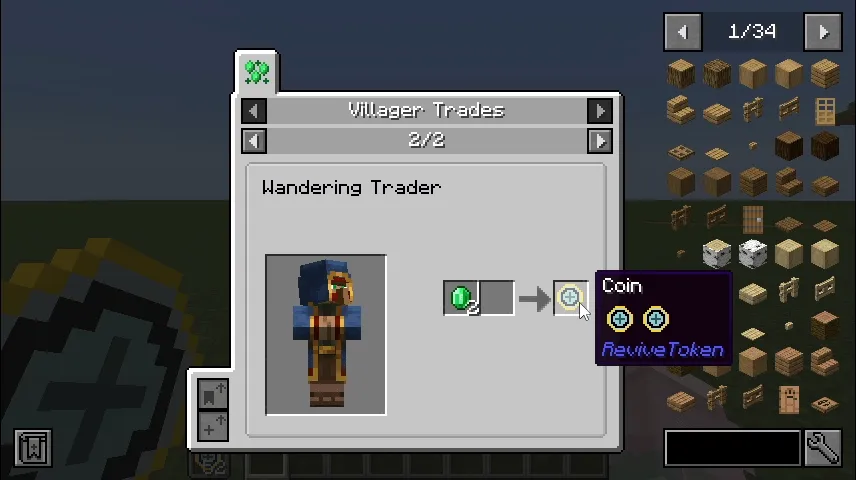 ReviveToken, Моды, Minecraft