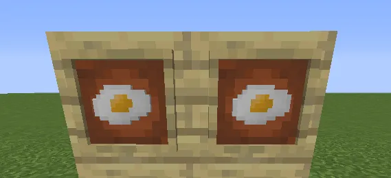 Do you want fried egg for breakfast?🥚😋 — скриншот 1 (Моды, Minecraft)