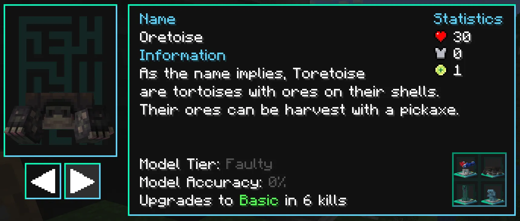 Extra Data Models Trivia, Текстуры, Minecraft