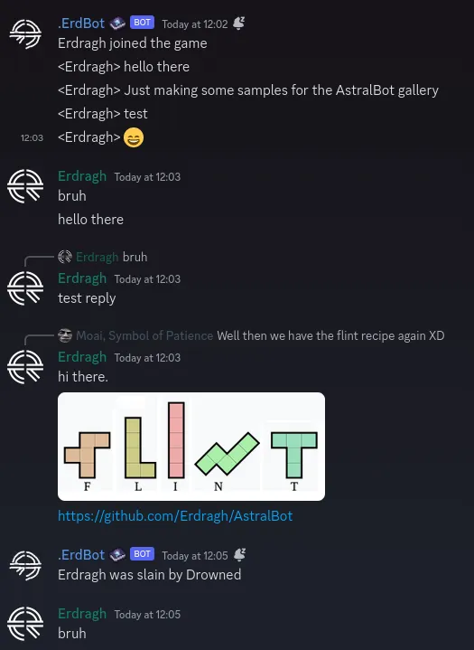 AstralBot, Моды, Minecraft