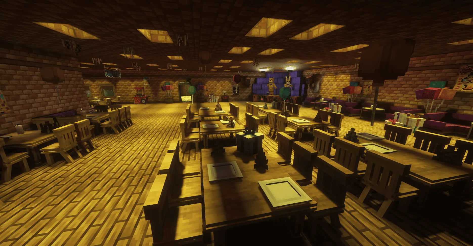 Five Nights at Pixels Shader Edition, Шейдеры, Minecraft