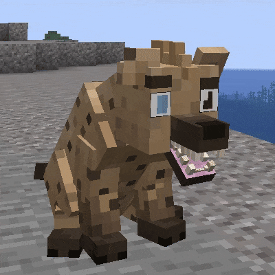 Animal Garden - Spotted Hyena — скриншот 1 (Моды, Minecraft)