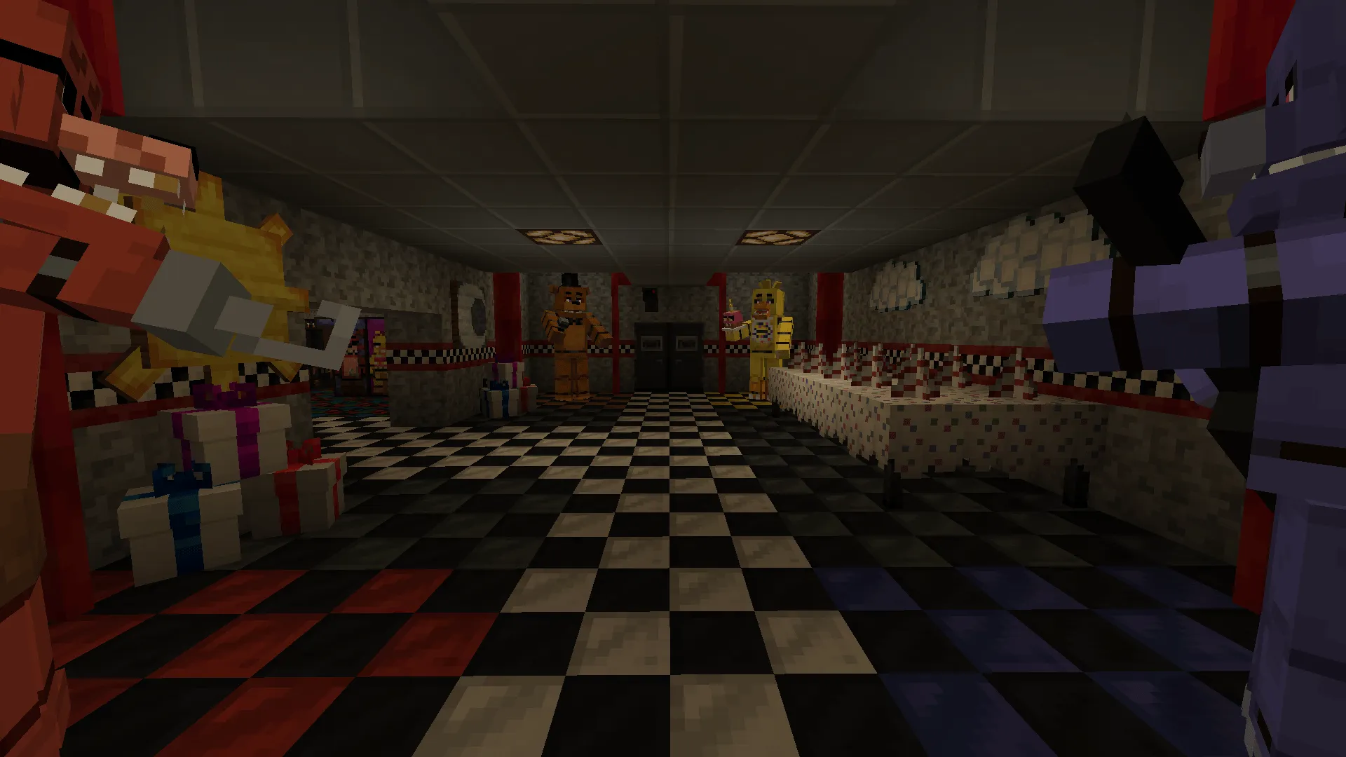 Fustona's custom FNAF Pizzeria — скриншот 5 (Карты, Minecraft)